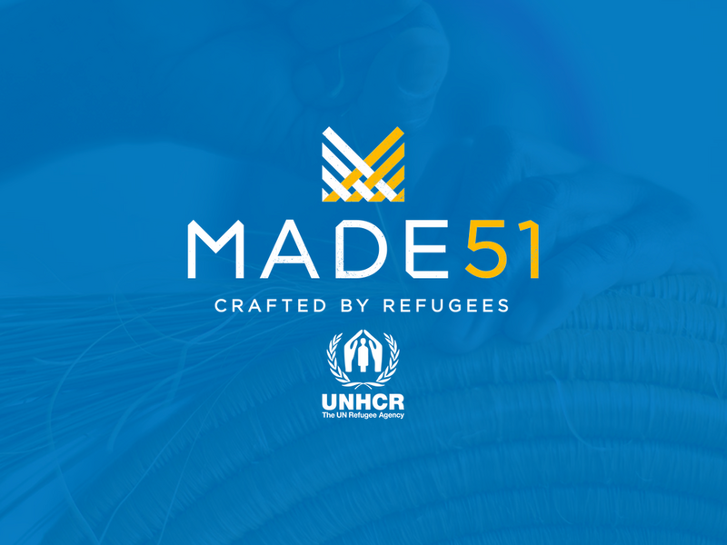MADE51 crafted by refugees logo