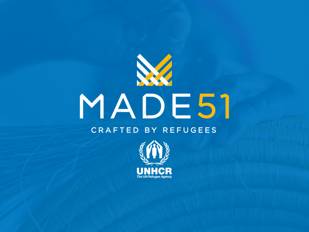 MADE51 crafted by refugees logo